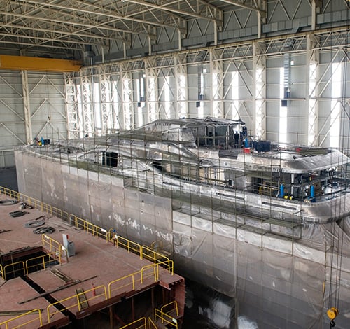 new build ship yard
